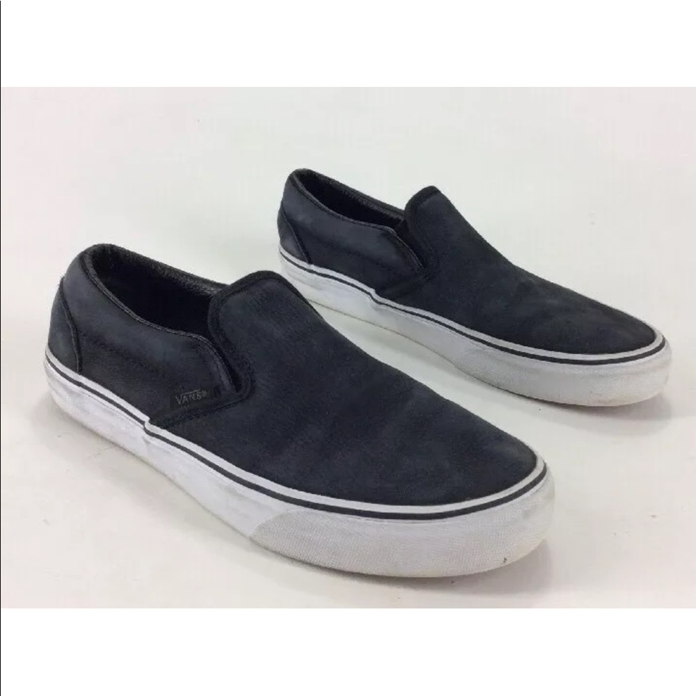 Vans Slip on Shoes Black Leather